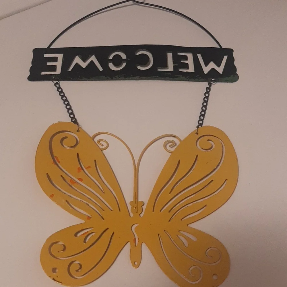 Handmade Butterfly Wall Art Metal 3D 